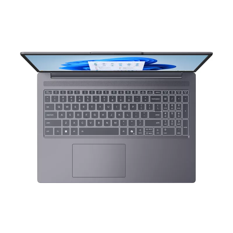 Nešiojamas kompiuteris Lenovo IdeaPad Slim 3 16ARP10 AMD Ryzen™ 5 7535HS 40,6 cm (16 colių) WUXGA 16 GB DDR5-SDRAM 512 GB SSD Wi-Fi 6 (802.11ax) Pilka