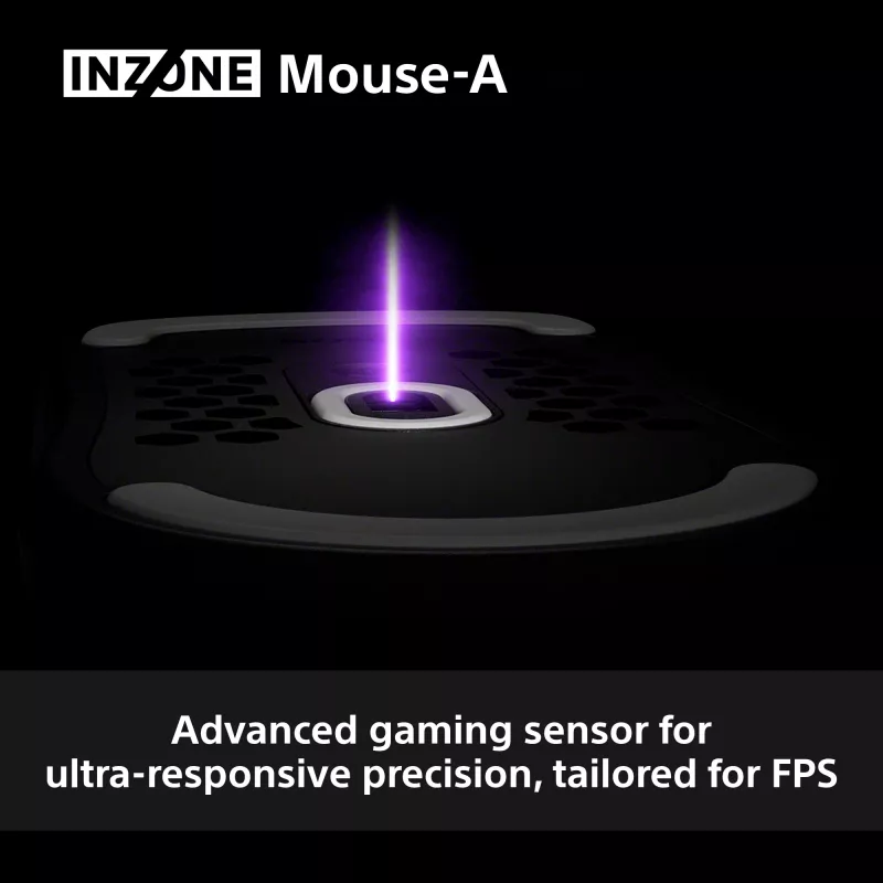 Belaidė žaidimų pelė Sony INZONE Dešinei rankai Optinė RF 30000 DPI, 70G pagreitis, ratukas