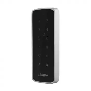 Prieigos kontrolės skaitytuvas DAHUA DHI-ASR2201D-B – 13.56 MHz, 9–15 V DC, 200 mA, 47,5×16×135 mm