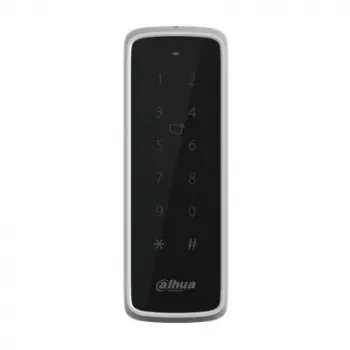 Prieigos kontrolės skaitytuvas DAHUA DHI-ASR2201D-B – 13.56 MHz, 9–15 V DC, 200 mA, 47,5×16×135 mm