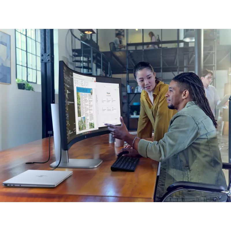 HP Series 5 Pro 49 col. DQHD konferencinis monitorius - 549pm, 124,5 cm (49 col.), 5120 x 1440 pikselių, Dual QHD, LCD, 5 ms, juodas