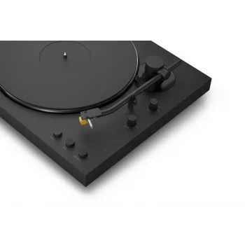 Patefono grotuvas su diržine pavara Sony PS-LX5BT automatinis, Bluetooth aptX/aptX-Adaptive/SBC, juodas, 430×367×118 mm