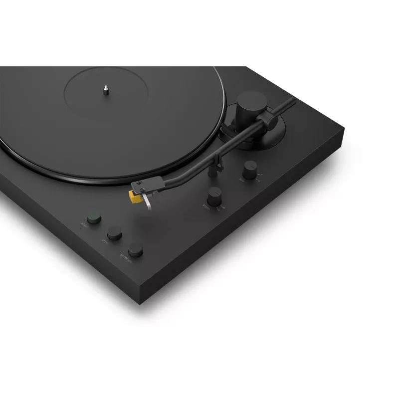 Patefono grotuvas su diržine pavara Sony PS-LX5BT automatinis, Bluetooth aptX/aptX-Adaptive/SBC, juodas, 430×367×118 mm