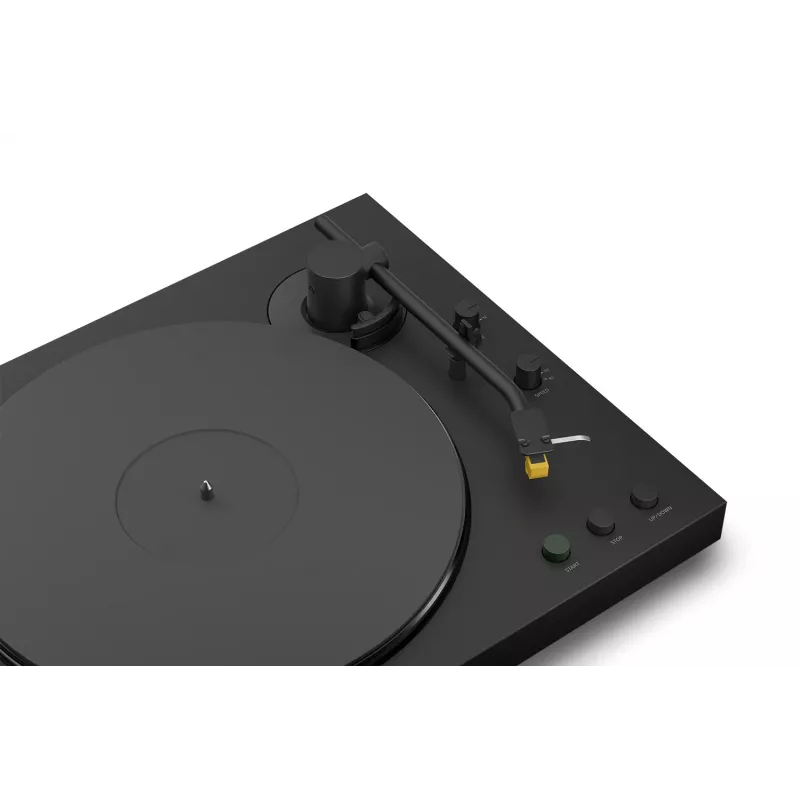 Patefono grotuvas su diržine pavara Sony PS-LX5BT automatinis, Bluetooth aptX/aptX-Adaptive/SBC, juodas, 430×367×118 mm