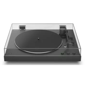 Patefono automatinė juostinė pavara Sony PS-LX3BT, juoda, Bluetooth aptX/aptX-Adaptive/SBC, 430×367×118 mm