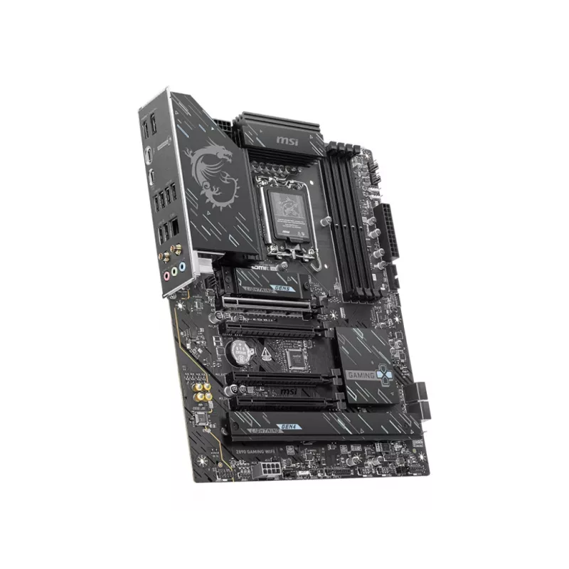 Motininė plokštė MSI Z890 Gaming WiFi — Intel Z890 ATX, LGA1851 (S1851), DDR5, 4x DIMM, Wi‑Fi 7, 2.5GbE, 3x M.2