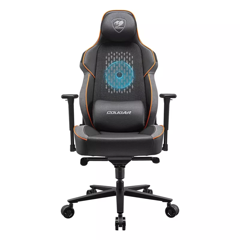 Žaidimų kėdė COUGAR Gaming NxSys Aero Hard sėdynė Juoda/Oranžinė