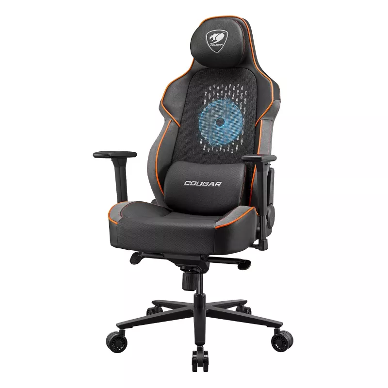 Žaidimų kėdė COUGAR Gaming NxSys Aero Hard sėdynė Juoda/Oranžinė