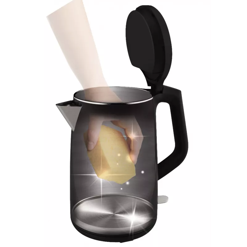 Tefal KO3718 elektrinis virdulys 1,5 L 2400 W Juodas, Nerūdijantis plienas