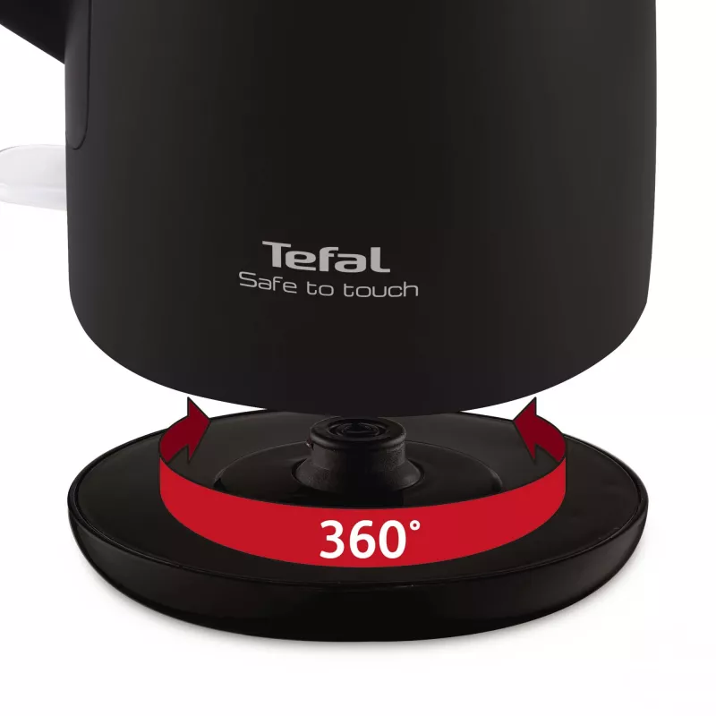 Tefal KO3718 elektrinis virdulys 1,5 L 2400 W Juodas, Nerūdijantis plienas