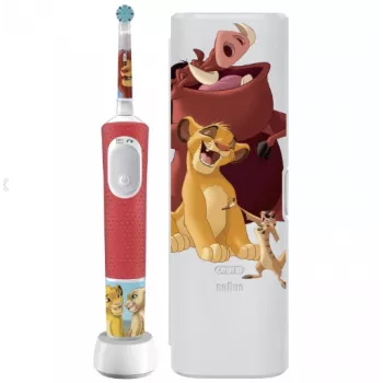 Oral-B Kids 80775003 elektrinis dantų šepetėlis vaikams, besisukantis-osciliuojantis, baltas