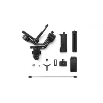 Rankinis kameros stabilizatorius DJI RS 5 – aliuminis, juodas, 30 h veikimo laikas, 1,46 kg