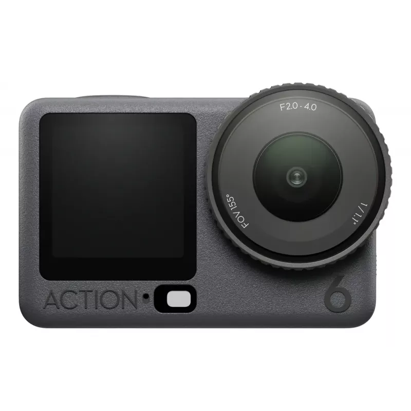 Veiksmo kamera DJI Osmo Action 6 Standard Combo – 38 MP CMOS, 4K Ultra HD, 155° FOV, 2x skaitmeninis priartinimas