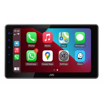 Automobilinis multimedijos imtuvas 2-DIN JVC KW-M795DBW, 9 colių talpinis ekranas, 200 W, Wi-Fi dual-band, Bluetooth, DAB+/FM/AM