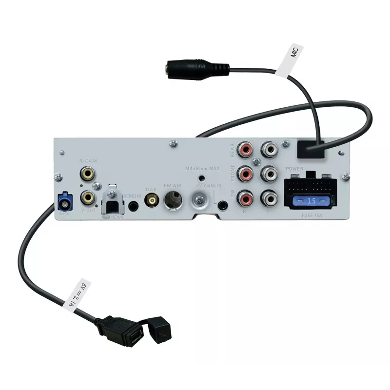 Automobilinis multimedijos imtuvas 2-DIN JVC KW-M795DBW, 9 colių talpinis ekranas, 200 W, Wi-Fi dual-band, Bluetooth, DAB+/FM/AM