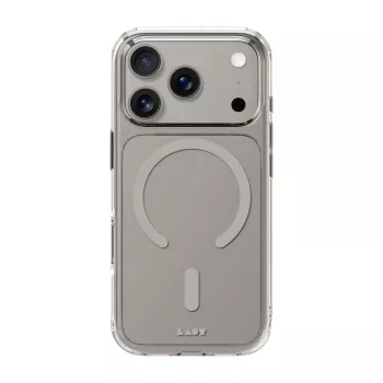 LAUT CRYSTAL FLURO dėklas iPhone 17 Series 17,5 cm Pilka