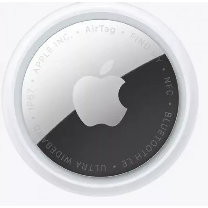 Asmeninis radimo žymeklis Apple AirTag sidabrinis baltas — CR2032 baterija, 11,8 g, 31,9 mm