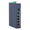 Valdomas sutvirtintas jungiklis DAHUA CHS4106-4ET-60 — 6 prievadų, 4x PoE 10/100, L2, 4,8 Gbit/s, 8000 MAC