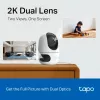IP vaizdo stebėjimo kamera TP-Link Tapo C245D 2304×1296, 3,1 mm objektyvas, 104,3° horizontalus, lubų/sienos montavimas, belaidė, vidaus, balta