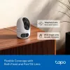 IP vaizdo stebėjimo kamera TP-Link Tapo C245D 2304×1296, 3,1 mm objektyvas, 104,3° horizontalus, lubų/sienos montavimas, belaidė, vidaus, balta