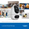 IP vaizdo stebėjimo kamera TP-Link Tapo C245D 2304×1296, 3,1 mm objektyvas, 104,3° horizontalus, lubų/sienos montavimas, belaidė, vidaus, balta