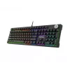 MSI FORGE GK320 RED klaviatūra mechaninė USB QWERTY US International juoda