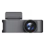 Automobilinis vaizdo registratorius DAHUA S5PRO, 4K Ultra HD, dvi kameros, 1,47 col. ekranas, MicroSD iki 128 GB, USB-C, DC maitinimas, juodas
