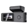 Automobilinis vaizdo registratorius DAHUA S5PRO, 4K Ultra HD, dvi kameros, 1,47 col. ekranas, MicroSD iki 128 GB, USB-C, DC maitinimas, juodas