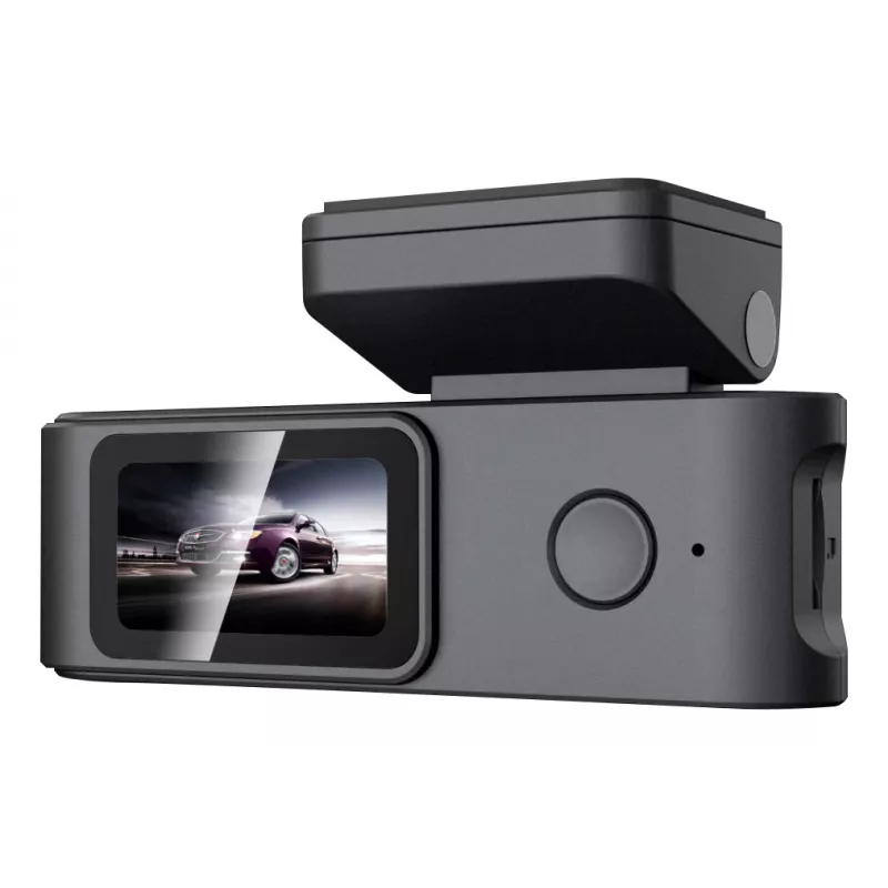 Automobilinis vaizdo registratorius DAHUA S5PRO, 4K Ultra HD, dvi kameros, 1,47 col. ekranas, MicroSD iki 128 GB, USB-C, DC maitinimas, juodas