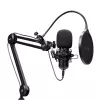 Podcast mikrofonas TRUST GXT 270 Emita II+ – kondensatorinis, USB, laidinis, metalinis korpusas, juodas, 2,5 m kabelis