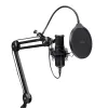 Podcast mikrofonas TRUST GXT 270 Emita II+ – kondensatorinis, USB, laidinis, metalinis korpusas, juodas, 2,5 m kabelis