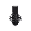 Podcast mikrofonas TRUST GXT 270 Emita II+ – kondensatorinis, USB, laidinis, metalinis korpusas, juodas, 2,5 m kabelis
