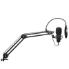Podcast mikrofonas TRUST GXT 270 Emita II+ – kondensatorinis, USB, laidinis, metalinis korpusas, juodas, 2,5 m kabelis