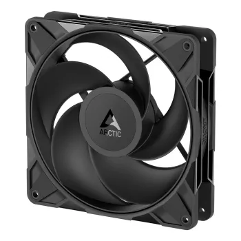 140 mm ventiliatorius Arctic Freezer P14 Pro Reverse — 166,5 m³/h, 5,1 mmH₂O, Fluid Dynamic Bearing, A‑RGB, PWM, juodas, su kabelio dalikliu