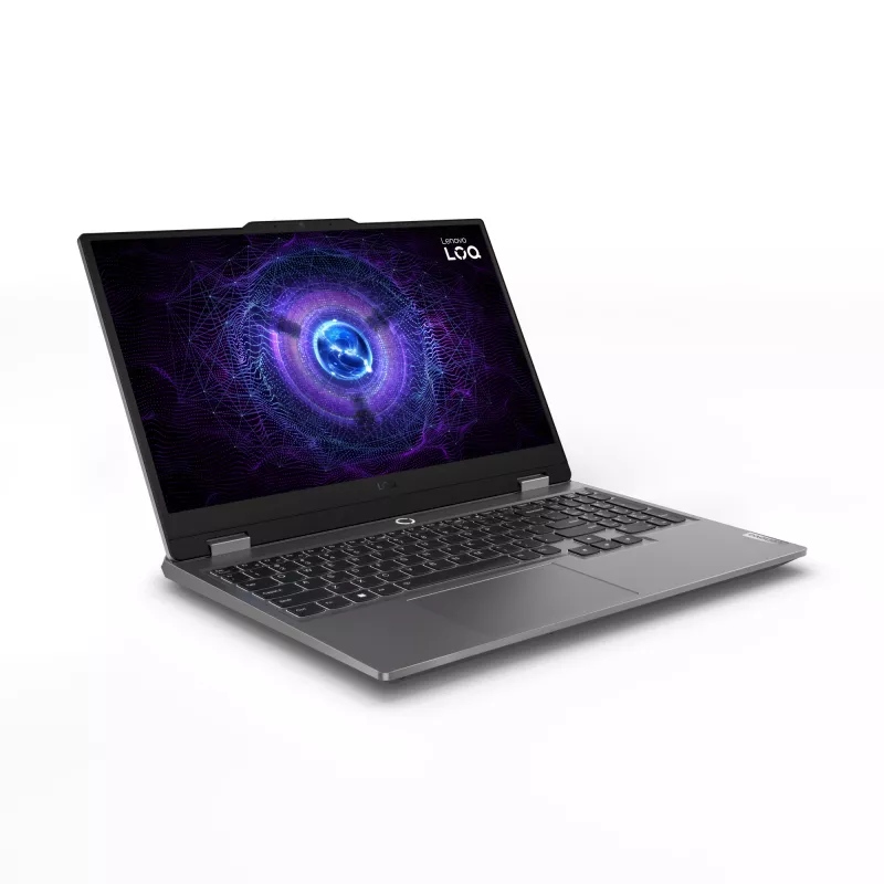 Nešiojamas kompiuteris Lenovo LOQ 15IRX9 Intel® Core™ i5-13450HX 15.6 inch Full HD 16 GB DDR5 512 GB SSD NVIDIA GeForce RTX 3050 Wi-Fi 6 Pilka