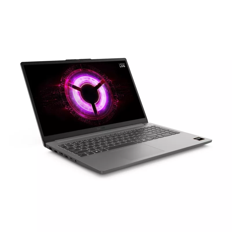 Nešiojamas kompiuteris Lenovo LOQ 15ARP10E AMD Ryzen™ 7 7735HS 39,6 cm (15,6 colio) Full HD 16 GB DDR5-SDRAM 1 TB SSD NVIDIA GeForce RTX 3050 Wi-Fi 6 (802.11ax) Pilka