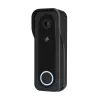 Vaizdo durų skambutis TRUST DOORCAM-3000 juodas, 3 MP, Wi-Fi 2,4 GHz, MicroSD iki 256 GB, baterija/USB (8–24 V)