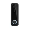 Vaizdo durų skambutis TRUST DOORCAM-3000 juodas, 3 MP, Wi-Fi 2,4 GHz, MicroSD iki 256 GB, baterija/USB (8–24 V)