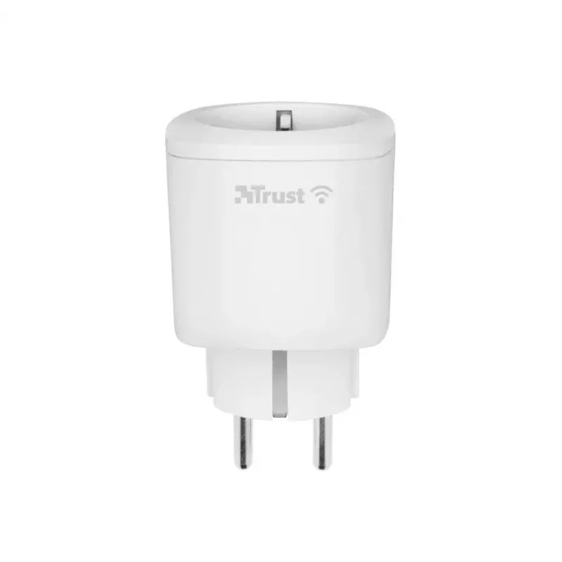 Išmanusis kištukas TRUST 71301 – Wi‑Fi vidinis lizdas, 3000 W, baltas, 52×52×86 mm