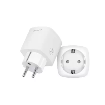 Išmanusis kištukas TRUST 71301 – Wi‑Fi vidinis lizdas, 3000 W, baltas, 52×52×86 mm