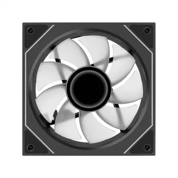 Kompiuterio korpuso ventiliatorius XILENCE XPF120UR.ARGB 120 mm, 500–1800 RPM, hidraulinis guolis, 7–13,2 V, juodas