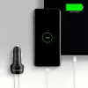 Automobilinis įkroviklis AXAGON PWC-PQ48, 48W, USB-C (PD3.0) + USB-A (QC4+), įėjimas 12–24V, juodas