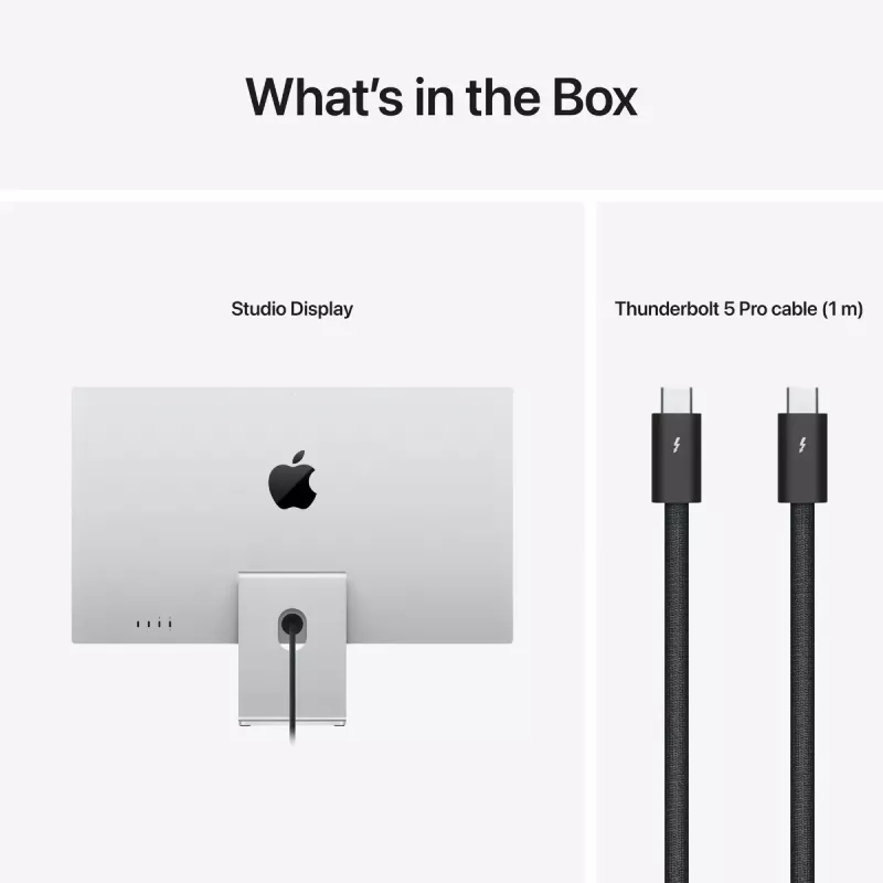 Monitorius Apple Studio Display 27 colių 5K Ultra HD (5120×2880), LED, reguliuojamo pasvirimo stovas, sidabrinis