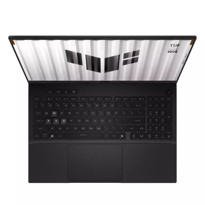Nešiojamas kompiuteris ASUS TUF Gaming A16 FA608UM-QT066W AMD Ryzen™ 7 260 40,6 cm (16 colių) 2.5K 32 GB DDR5-SDRAM 1 TB SSD NVIDIA GeForce RTX 5060 Wi-Fi 6E (802.11ax) Windows 11 Home Pilka
