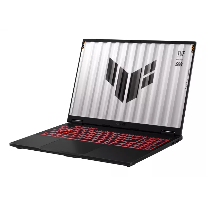 Nešiojamas kompiuteris ASUS TUF Gaming A16 FA608UM-QT066W AMD Ryzen™ 7 260 40,6 cm (16 colių) 2.5K 32 GB DDR5-SDRAM 1 TB SSD NVIDIA GeForce RTX 5060 Wi-Fi 6E (802.11ax) Windows 11 Home Pilka