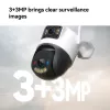 IP stebėjimo kamera IMOU Cruiser Dual 2C 4G lauko, 2304×1296, 3.6 mm objektyvas, lubos/siena