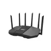 Stalininis maršrutizatorius ASUS RT-BE90U BE9400 AiMesh — Triju juostų Wi‑Fi 7 (2,4/5/6 GHz), 9400 Mbps, 2,5 Gigabit Ethernet, 4× RJ‑45 LAN, USB, juodas