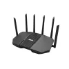 Stalininis maršrutizatorius ASUS RT-BE90U BE9400 AiMesh — Triju juostų Wi‑Fi 7 (2,4/5/6 GHz), 9400 Mbps, 2,5 Gigabit Ethernet, 4× RJ‑45 LAN, USB, juodas