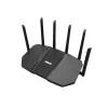 Stalininis maršrutizatorius ASUS RT-BE90U BE9400 AiMesh — Triju juostų Wi‑Fi 7 (2,4/5/6 GHz), 9400 Mbps, 2,5 Gigabit Ethernet, 4× RJ‑45 LAN, USB, juodas