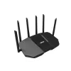 Stalininis maršrutizatorius ASUS RT-BE90U BE9400 AiMesh — Triju juostų Wi‑Fi 7 (2,4/5/6 GHz), 9400 Mbps, 2,5 Gigabit Ethernet, 4× RJ‑45 LAN, USB, juodas